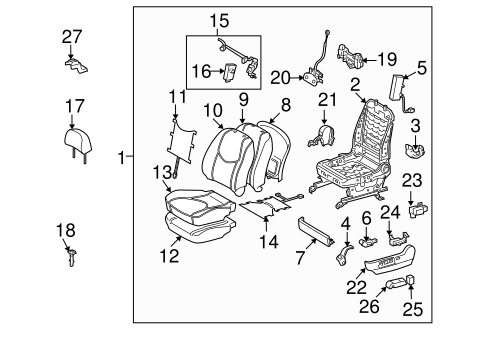 BODY/FRONT SEAT COMPONENTS for 2012 Toyota RAV4 #2
