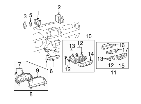 ELECTRICAL/INSTRUMENTS & GAUGES for 2006 Toyota Camry #1