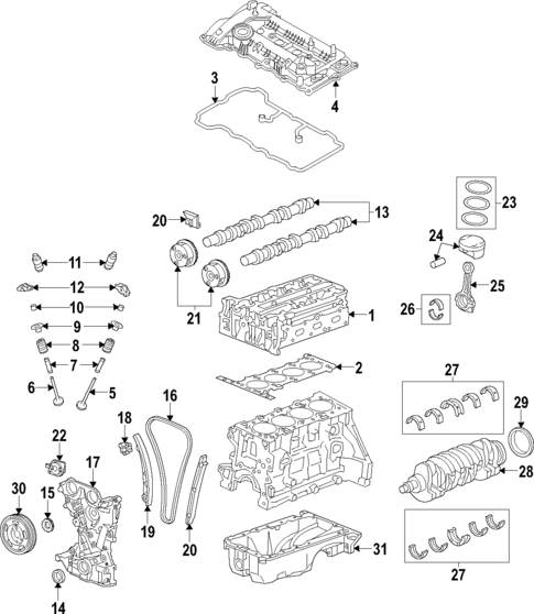 Engine for 2019 Hyundai Elantra GT #5