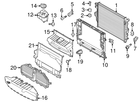 Cayenne RADIATOR & COMPONENTS