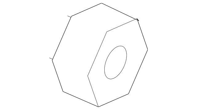 8687663 PLATE NUT, LEFT