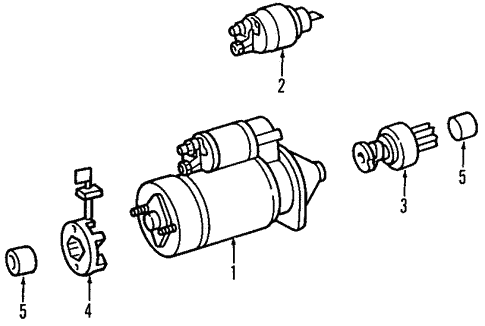 Starter for 1992 Mercedes-Benz 400 E #0