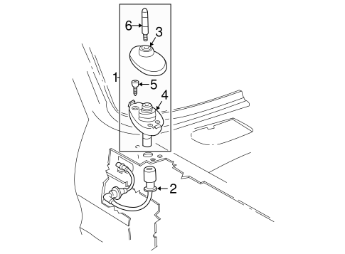 Antenna & Radio for 2007 Ford E-350 Super Duty #0