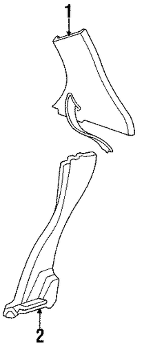 Continental INTERIOR TRIM - QUARTER PANELS