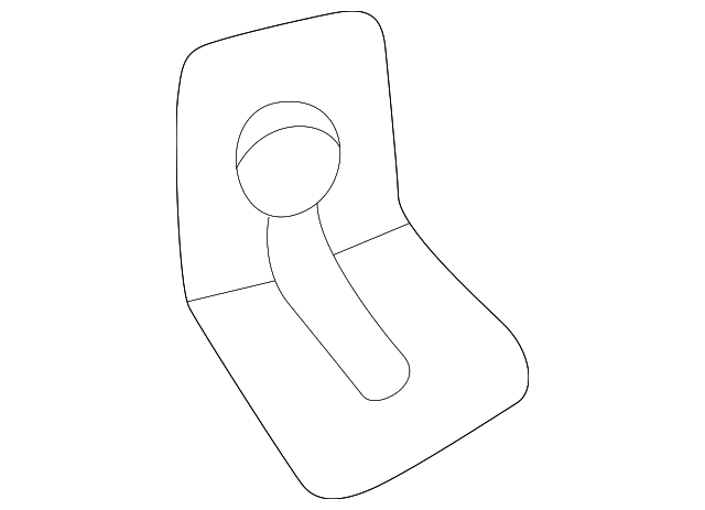 32007683 Деталь SASH CHANNEL STOPPER, RIGHT