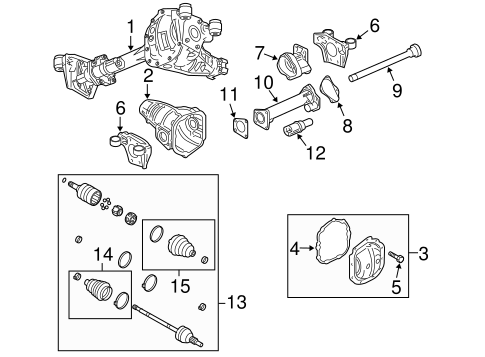 Canyon CARRIER & FRONT AXLES