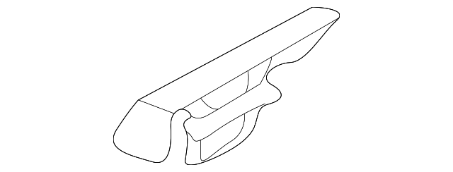 AE9Z-7420575-A Деталь BELT W'STRIP FRONT CLIP, LEFT