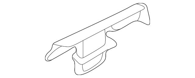 AE9Z-7420575-B Деталь BELT W'STRIP REAR CLIP, LEFT