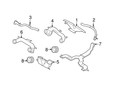 Body/Ducts for 2008 Ford F-350 Super Duty #1