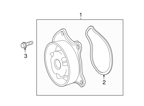 COOLING SYSTEM/WATER PUMP for 2013 Toyota Matrix #1
