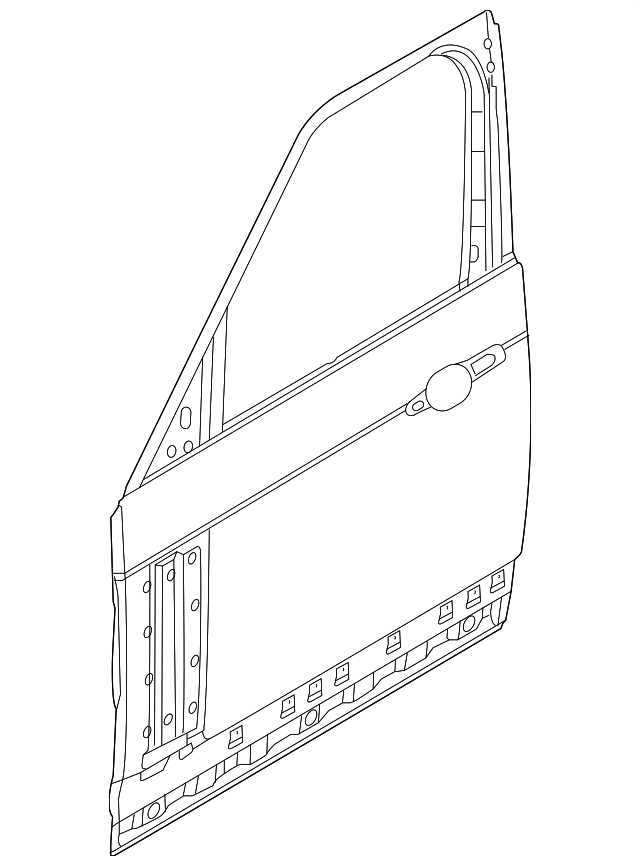 LR036399 Деталь DOOR SHELL, RIGHT