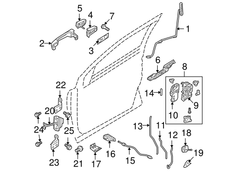 Electrical/Keyless Entry Components for 2009 Ford Taurus X #1