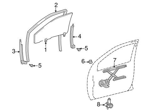 BODY/FRONT DOOR for 2006 Scion xA #1