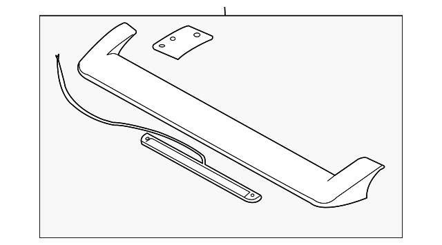 39985314 Деталь SPOILER ASSY