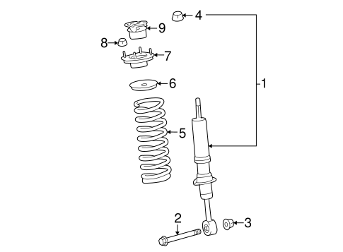 Struts & Components for 2016 Lexus LX570 #0
