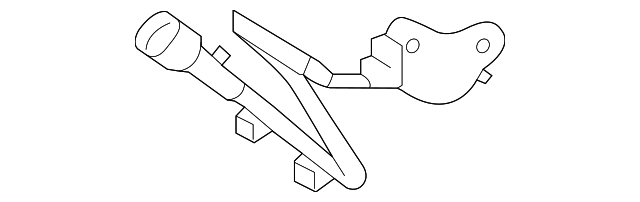 T2P1007 Деталь BRAKE HOSE, LEFT
