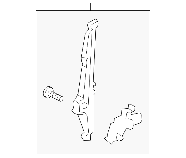 DT1Z-1727000-A Деталь WINDOW REGULATOR, RIGHT