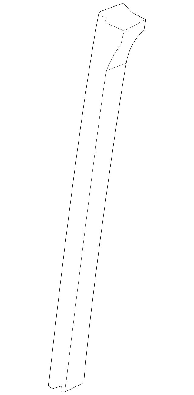 DT1Z-1729710-A Деталь VENT GLASS, RIGHT