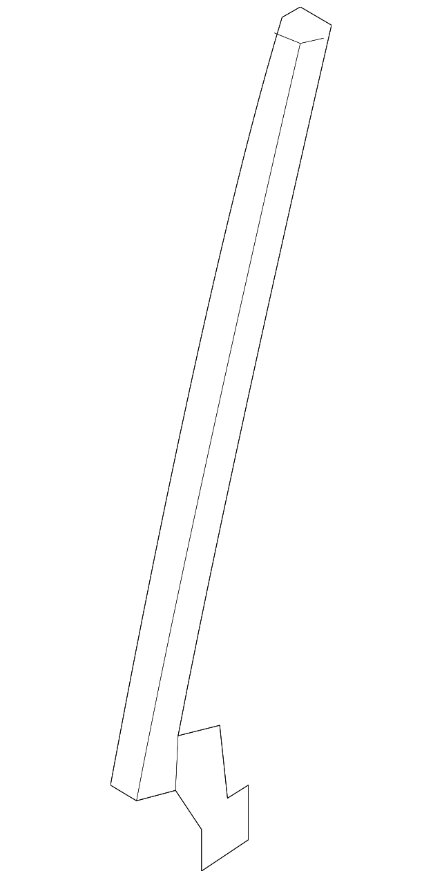 DT1Z-6125766-B Деталь WEATHERSTRIP, RIGHT