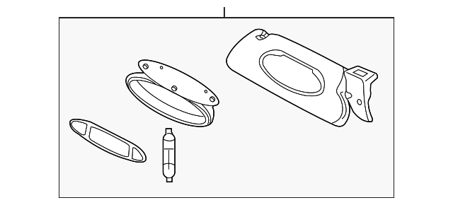 997-731-031-28-7W3 Деталь SUNVISOR, LEFT