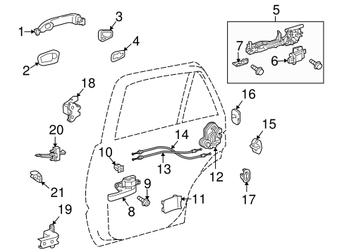 BODY/LOCK & HARDWARE for 2008 Toyota Land Cruiser #2