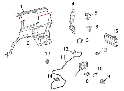 BODY/QUARTER PANEL & COMPONENTS for 2010 Toyota Land Cruiser #1