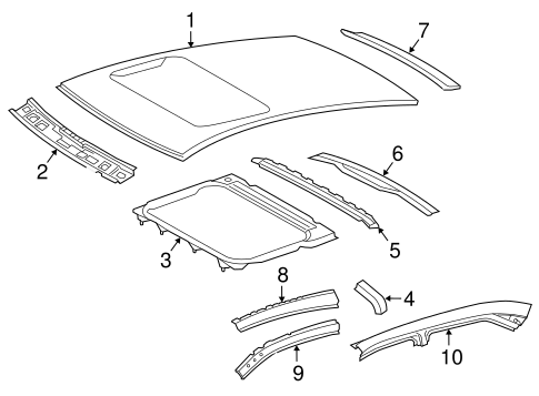 BODY/ROOF & COMPONENTS for 2016 Toyota Camry #1