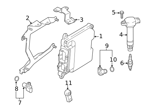 Ignition System for 2019 Mitsubishi Eclipse Cross #0
