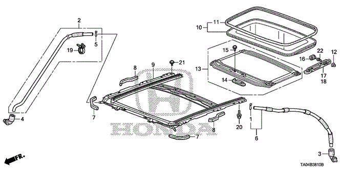 Interior/Bumper/Sliding Roof for 2010 Honda ACCORD SEDAN #1