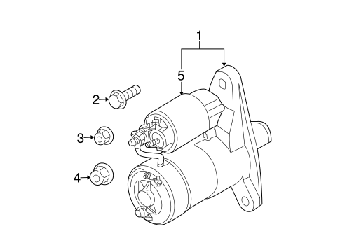 Electrical/Starter for 2014 Nissan Versa #1