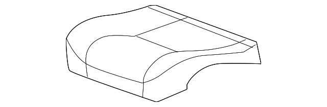 15823068 Деталь SEAT COVER, RIGHT