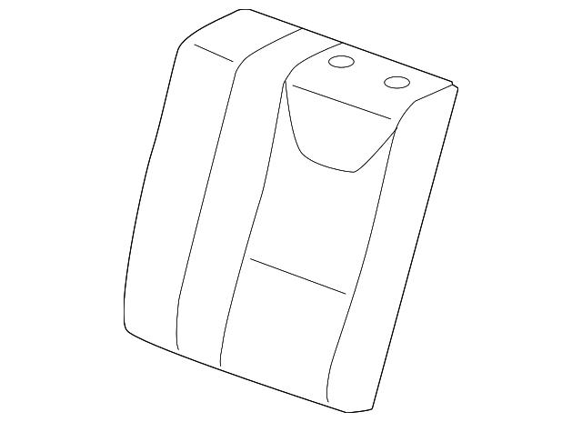 15223391 Деталь SEAT BACK COVER, LEFT