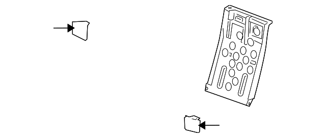 15223430 Деталь SEAT BACK PANEL, LEFT