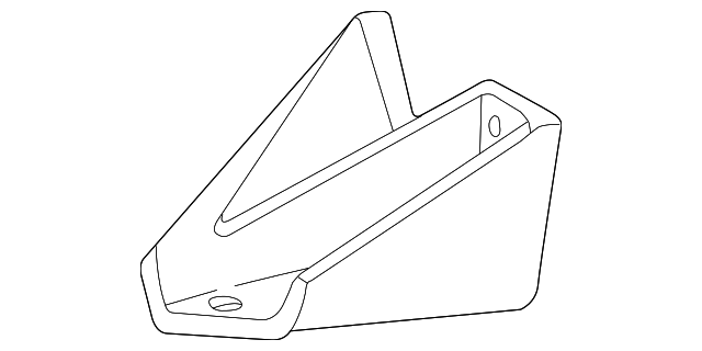 XW4Z6031BA Деталь FRONT MOUNT BRKT, RIGHT