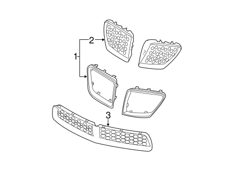 G8 GRILLE & COMPONENTS