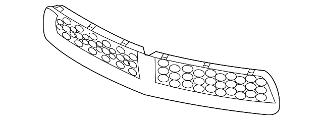 92213351 Деталь LOWER GRILLE
