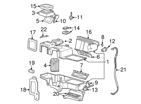 HVAC/Heater for 2001 Ford Ranger #1