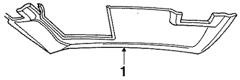 Thunderbird INTERIOR TRIM - ROOF