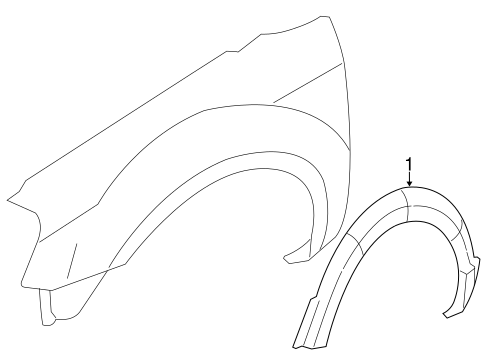 Taurus X EXTERIOR TRIM - FENDER