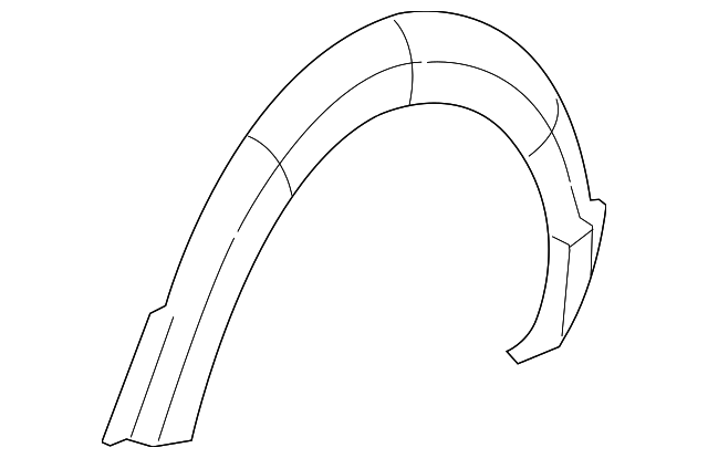 8F9Z-16038-AAPTM Деталь WHEEL FLARE, RIGHT