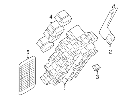 Electrical/Fuse & Relay for 2014 Nissan Murano #1