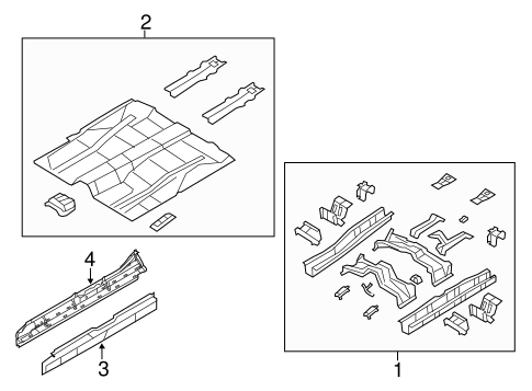 Floor for 2007 Ford Edge #0