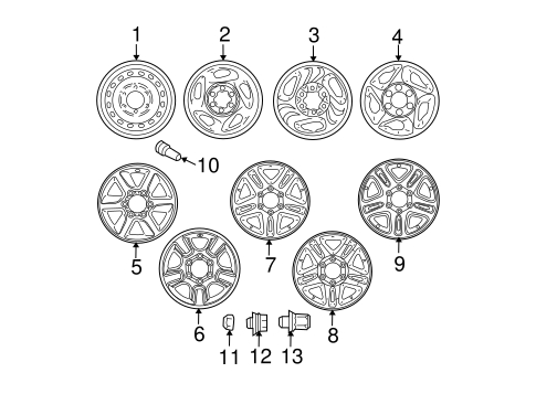 FRONT SUSPENSION/WHEELS for 2006 Toyota Tundra #1
