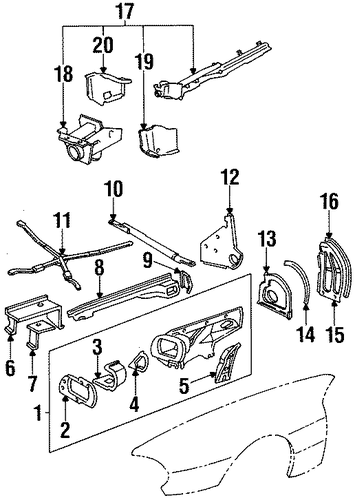 XJS STRUCTURAL COMPONENTS & RAILS