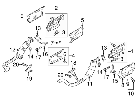 Panamera EXHAUST COMPONENTS 3