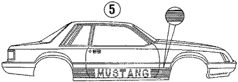 Mustang STRIPE TAPE 5