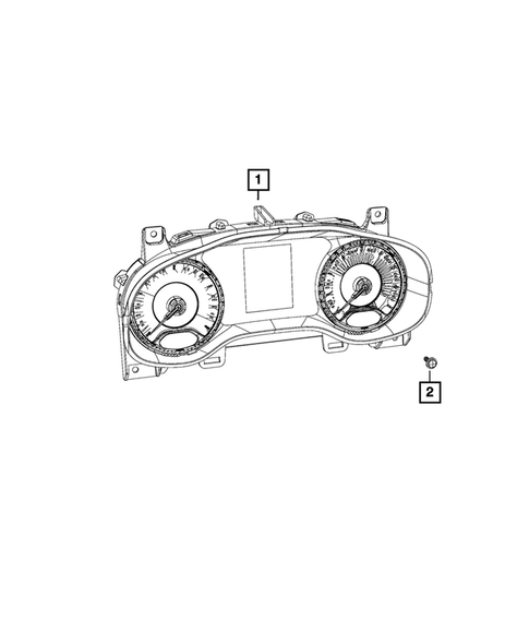 Instrument Panel Cluster for 2015 Jeep Renegade #0