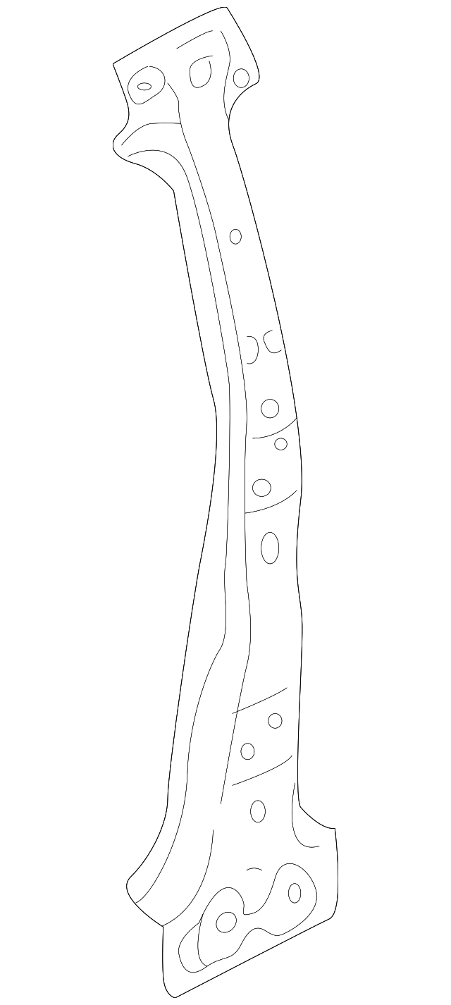 5L8Z7824383AA CENTER PLR REINF, LEFT
