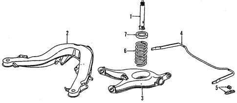 Rear Suspension for 1985 Mercedes-Benz 380 SE #1
