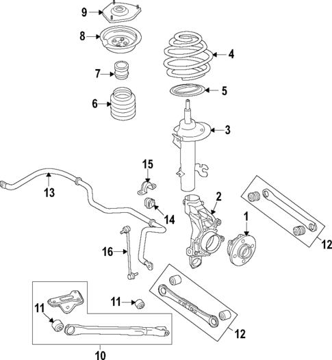 Rear Suspension for 2014 Land Rover LR2 #1